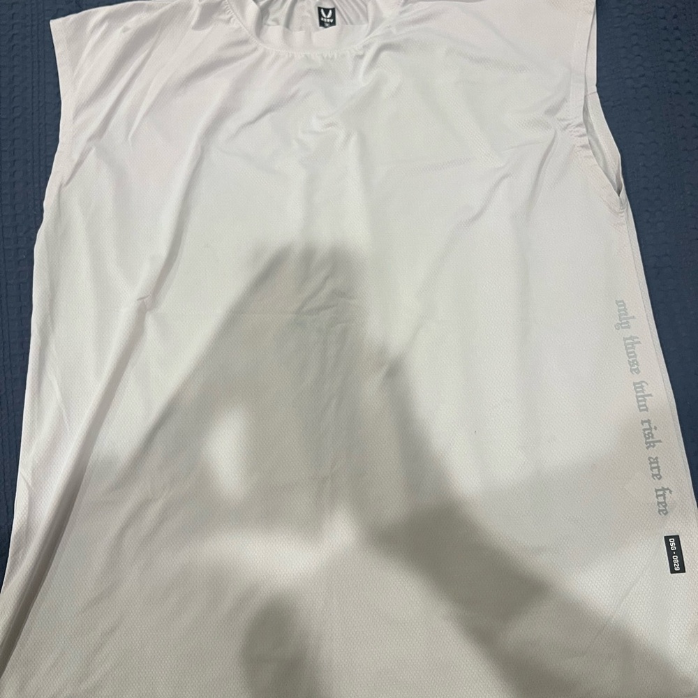 ASRV white Sleeveless Top
